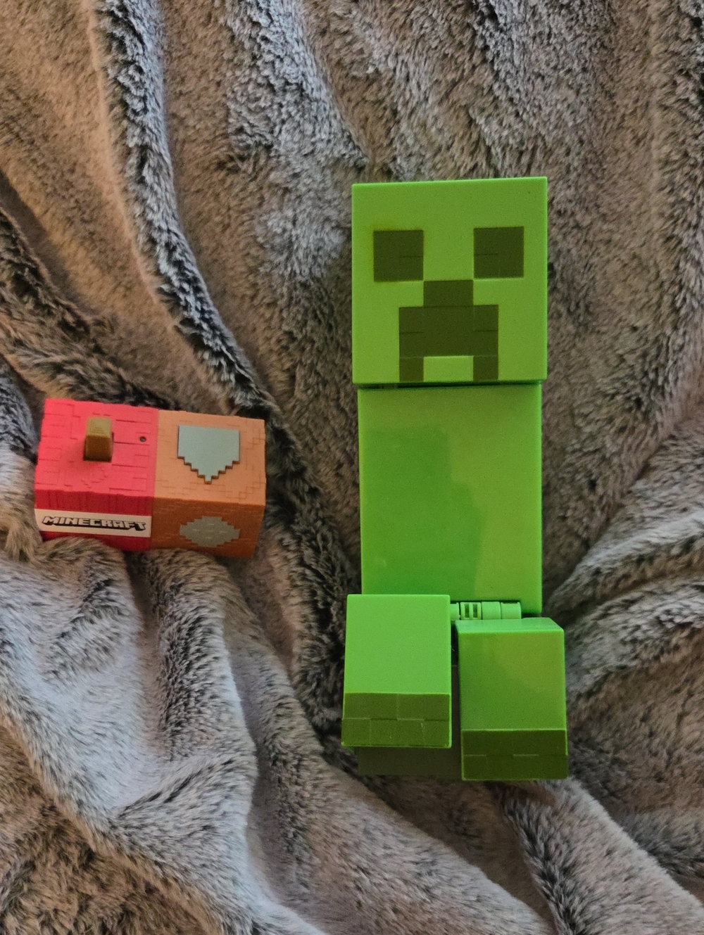 Green Creeper Block Toy - Kids Building Figure
